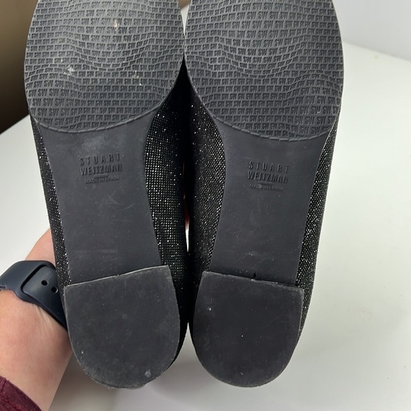Stuart Weizman black loafers with sparkle - Picture 8 of 10